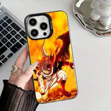 F-Fairy T-Tail Carton Phone Case Covercompatible with  Apple 11 12 13 14 15 16Pro Max Plus Protect Plating Phone Cover,Covercompatible with  17 Hülle, 17 pro Hülle, 17 promax Hülle