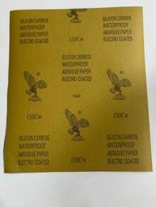 Papel de lija de marca Eagle genuino, papel abrasivo para pulir con agua para lijar pintura de coche, jade, palisandro, hojas de lijado fino de 2000 granos