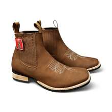 Cowboy    Cremallera lateral    Vacaciones - Camel - Ver 1