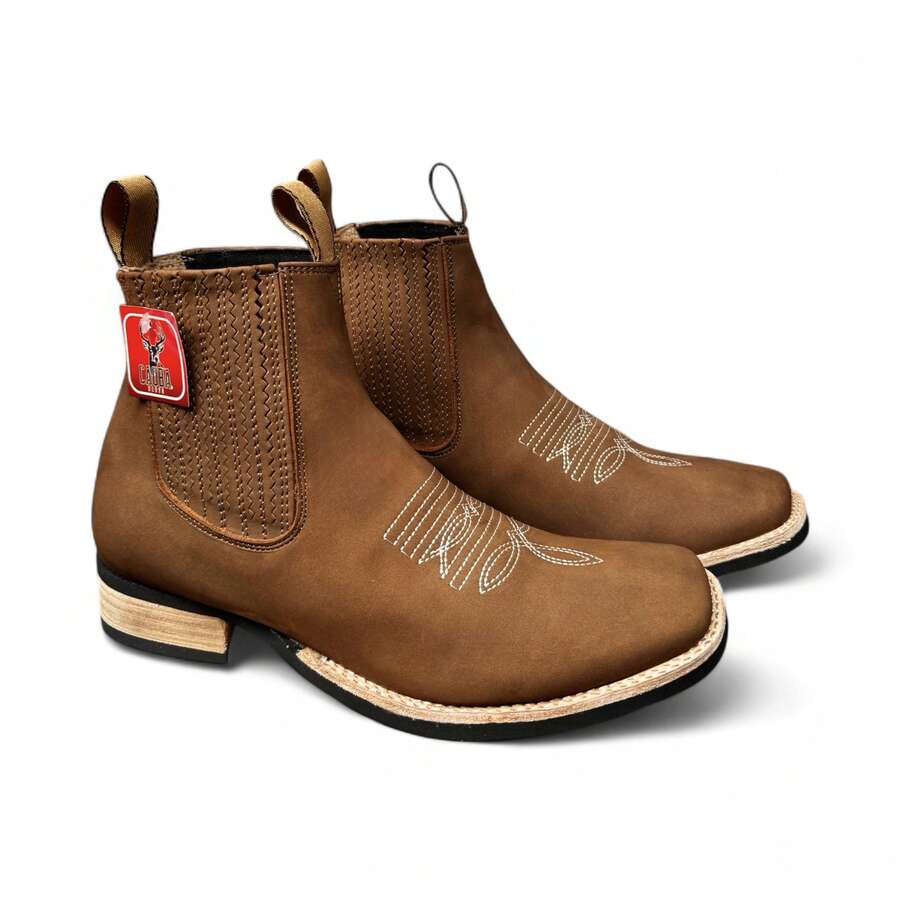 Cowboy    Cremallera lateral    Vacaciones - Camel - Ver 1