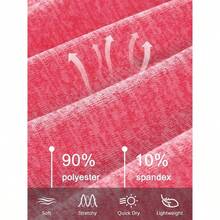 - Paquete de 6 pantalones cortos para correr de ajuste para nias, rendimiento activo, pantalones cortos deportivos de verano con bolsillo con cordn para nios - 6-7 Años + Negro, gris, azul marino, rosa, rosa fuerte, naranja - Ver 4