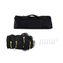 Red de bateo de béisbol  , red de entrenamiento de bateo de béisbol y sóftbol profesional, red de lanzamiento portátil de práctica con puerta y bolsa de transporte, red de polietileno cerrada resistente, 35 pies (SOLO RED) - 35 pies - Ver 8