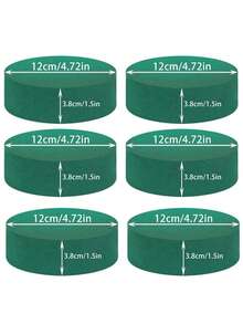 1/3/6pcs Multiple Size Floral Foam Blocks,Fresh And Artificial Flowers Foam Brick,Green Wet Dry Flower Foam Plant Foam For Fresh & Artificial Flower Arrangements DIY Craft,Wedding Decor,Gardening Projects,Table Center Decoration. - Green - View 13