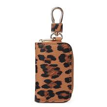 1pc Leopard Print Key Chain Cover, Unisex Car Key Holder, Creative Leopard Pattern Key Chain Christmas Gift - one-size - View 7