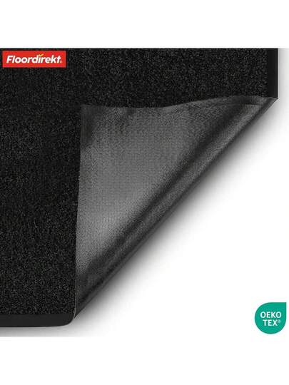 Floordirekt Rhine Dirt Trapper Doormat, Washable Heavy Duty Doormat Non Slip Backing, Entrance Areas Black, 90 Cm 120 view 10