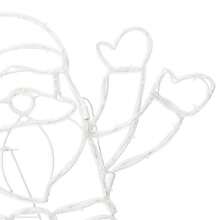 vidaXL Luce di Babbo Natale multicolore, 58,5 x 60 x 1,3 cm, in ferro - Giallo - Visualizzare 10