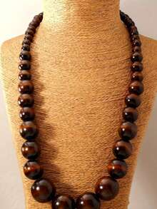 1 pieza Nuevo collar largo bohemio de alta gama con estilo vintage 2025, adecuado para el uso diario de las mujeres, un gran regalo para la familia