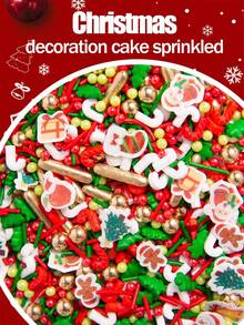 Décorations comestibles pour gâteau de Noël. Comprend un sapin de Noël, une béquille, des flocons de neige, un bonhomme de neige et des perles. Parfait pour les décorations de gâteaux, de cupcakes, de cônes de crème glacée et de desserts. Idéal comme décorations de gâteau pour les fêtes de Noël. Décorations de Noël, pyjamas de Noël, cadeaux de Noël, décoration de Noël