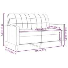 vidaXL 3-Teiliges Sofa-Set Mit Kissen, Dunkelgrauer Samt - Grigio - Visualizzare 8
