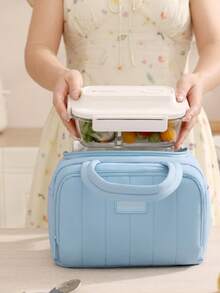 Insulated Lunch Bag - Large Capacity Portable For School/Office/Travel (All Seasons Use) Soft Insulated Lunch Box Bag - College Student Essential With Foil Lining, Perfect For Picnic & Camping‌ Large Capacity Lunch Bag For School & Work Portable Foil Lunch Box For Outdoor Use Back To School Lunch Bag Large Capacity Insulated Case For Girls & Boys (Holiday Gift)