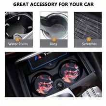 2 pezzi Sottobicchieri portabicchieri per auto, antishock, universali, di moda, accessori per interni auto, regalo per feste