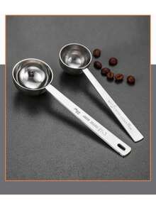 1 件咖啡勺 - 耐用且易于清洁的厨房用具配件 - [銀色] - 查看 4