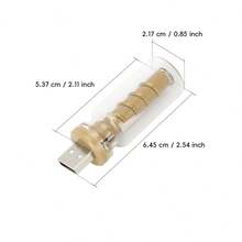 1 pièce Lumière d'ambiance de voiture à alimentation USB 5V, bleu/rouge/blanc/jaune, avec un dessus tactile pouvant être lumineux. Lumière transparente HD, source de lumière douce qui illumine les coins sombres. Petite, pratique, lumière d'ambiance romantique, convient pour la voiture, la chambre, les festivals, etc.