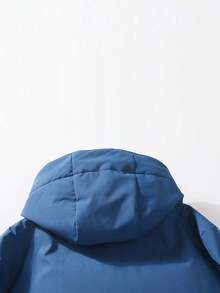 New Thermal Lined Thickened Outdoor Jacket For Men, Suitable For Autumn/Winter - Blue - View 7