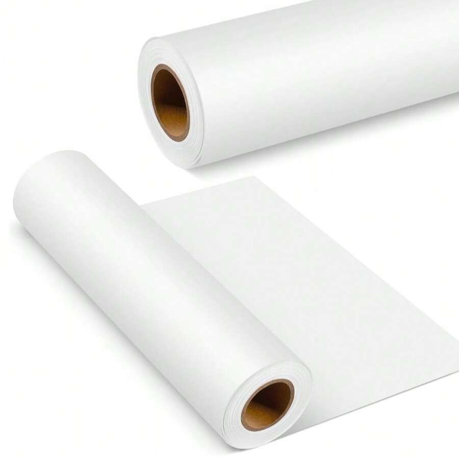 1 Rolle - Matte weiße selbstklebende Vinylvliestapete - wasserdicht, feuchtigkeitsbeständig Kontaktpapier, geeignet für Kleiderschrank- und Schrankrenovierung, einfach zu kombinieren und anzuwenden für Möbelrenovierung