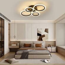 3-Color LED Ceiling Light, Switch Control, Easy Installation, Suitable For Bedroom, Living Room, Hallway, Foyer, Kitchen, Dining Room, Office And Other Indoor Lighting Decoration - Multicolor - View 11