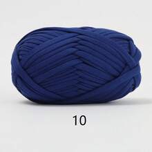 1 pièce 100g Fil de t-shirt, 30m/pièce Fil élastique de tissu pour crochet et tricot DIY, fil épais pour bretelles, pour projets de couverture, tapis et décoration maison faits main au crochet
