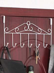 1 pezzo Appendiabiti da porta - Appendiabiti multifunzione, Appendiabiti da dietro la porta, Portacappelli, Per appendere giacche, borse e accessori - Ideale per camera da letto, armadio, bagno, appendiabiti