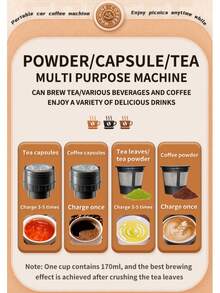 无线电动美式咖啡机，车载家用两用，便携式户外咖啡机，带杯子