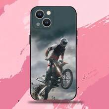 Motorcycle Y-YAMAHAS-BIKE Phone Case Cover Compatible With  16,15,14,13,12,11 Plus, Pro Max, XS, X, XR, SE, Mini, 8, 7, Soft Silicone Black Cover, Compatible With  17 Case,  17 Pro Case,  17 Pro Max Case - Z6 - Ver 1