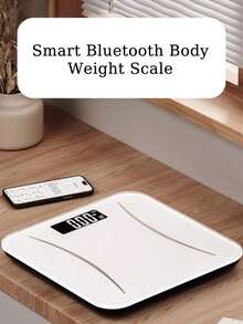 1 Piece LCD Display Smart Body Fat Scale High Precision Digital Weight Scale Bluetooth Connected Body Composition Monitor With Clear Readout Auto On Off Function Anti Slip Base Premium Material Body Fat Scale For Home Dorm Room Daily Use Fitness Enthusiasts Students Weight Management Lovers Birthday Gift Smart Home Essentials
