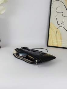 Crocodile Pattern Women's Wallet, Casual Women's Clutch Bag, Fashionable Retro Phone Bag, Handbag, Coin Wallet, Evening Bag