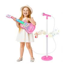 Fashionable Children's Microphone Set, Includes Stand, Karaoke Accompaniment, Musical Instrument, Educational Toy, Electronic Music Equipment, Suitable For Boys And Girls, Birthday Gift, Multifunctional Party Gift Set - Multicolor - View 12