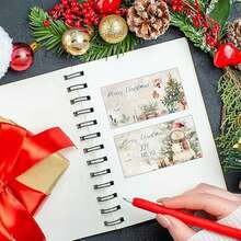 Christmas Gift Labels, Santa Claus Gift Label Stickers, Christmas Snowman Gift Label Stickers, Self-Adhesive Christmas Label Stickers, Gift Label Stickers For Christmas Gift Packaging