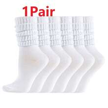 Calcetines de mujer de estilo europeo, cómodos, transpirables, clásicos, de altura hasta la rodilla, de ajuste ceñido casual hasta el tobillo