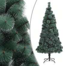 Artificial Christmas Tree With Stand Green 240 Cm PET - 綠色 - 查看 2
