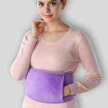 Velvet Thermal Waist Warmer Waist Back Brace Protector Guard For Christmas New Year Gift