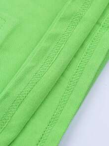 Boy's Polo shirts Children kids Golf T Shirt Long sleeves Casual Top For Daily And Outdoor Wear - Verde - Ver 5
