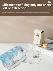 Calentador de toallitas húmedas de invierno inteligente | Ventana transparente + dispensador de papel automático + calentamiento rápido por USB | Calentamiento instantáneo desde la primera toallita - calentador - Ver 6