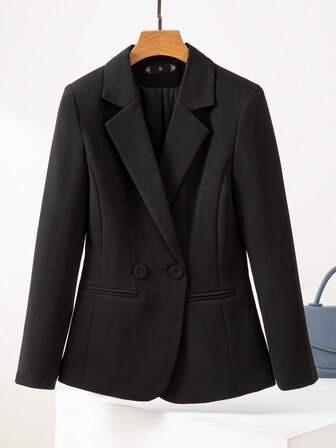 Khaki Blazer Jacket For Women, Stylish Design 2025 New Spring Autumn Casual Korean Fashion Suit Top