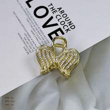 1 قطعة مشبك شعر معدني بشكل خاص للنساء في عيد الميلاد - مرصع بالراين ، أنيق وفاخر ، قبضة آمنة لا انزلاق ، مناسب للشعر السميك ، إكسسوار شعر للاستخدام اليومي/الحفلات ، هدية مثالية