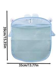 1/2个彩色网状浴室收纳袋，悬挂式多功能储物篮，带玩具收纳网的浴室配件，淋浴用品收纳挂架