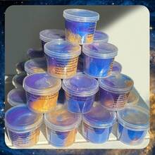 Bộ slime mini, slime thiên hà làm quà tặng tiệc tùng, bộ slime thiên hà co giãn và không dính đẹp mắt, bộ slime co giãn dùng làm phần thưởng trong lớp học, quà nhét vào tất Giáng sinh, quà nhét vào túi quà, quà nhét vào giỏ Phục sinh, đồ dùng tiệc tùng, quà sinh nhật - 8 - Xem 7