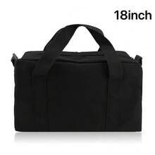 1 حقيبة أدوات قابلة للطي، حقيبة تخزين أدوات يدوية، حقيبة تخزين واسعة الفم، صندوق أدوات كهربائي، حقيبة تخزين متعددة الوظائف، متوفرة بأحجام متعددة