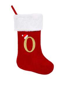Monogram Christmas Stockings,2026 Christmas Stockings Xmas English Letters Hanging Stockings Christmas Socks Double Sided Fireplace Hanging Stockings For Christmas Party Decoration New Year Party Gift Favors Supplies,Personalized Initial Christmas Stocking, Family Holiday Xmas Party Decor Home Decor Christmas Decorations Room Decor Winter