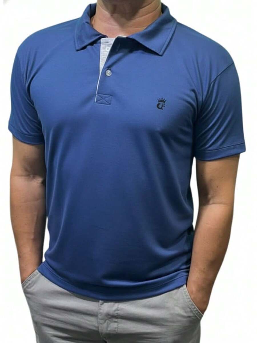 Men Polo Shirts - Màu xanh hải quân - Xem 1
