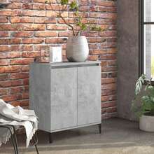 vidaXL Sideboard Betongrau 60x35x70 Cm Holzwerkstoff - Grigio - Visualizzare 1