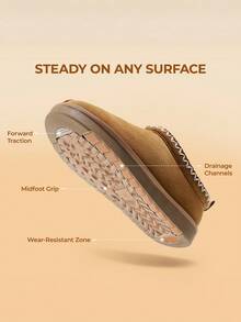 Fuzzy Cozy Women's Fashion Slippers - Genuine Suede Leather, Indoor Outdoor Fluffy Shoes For Winter Comfort, Cute And Warm With Memory Foam Suitable For Gift Chioce - 紫紅色 - 查看 7