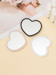 4 pezzi - Specchio per il trucco a forma di cuore, specchio portatile per studenti, specchio tascabile da viaggio, specchio per il trucco a forma di cuore, trucco, economico, decorazione per la stanza, specchiera, viaggio, camera da letto, accessori per il trucco, specchio, specchio per il trucco, mini specchio, specchio per il trucco, specchio piccolo, specchio a mano, economico, riempimento calze, trucco, strumenti per il trucco, roba economica, regali, regali per donne, regali di Natale