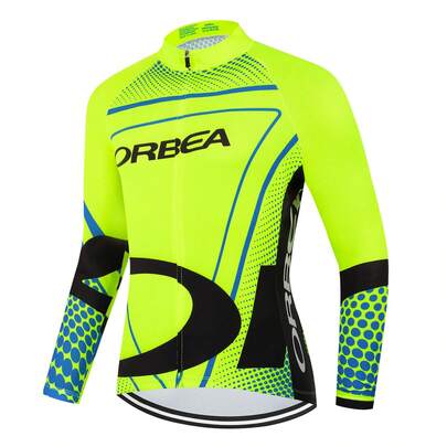 Team Spring /Autumn Cycling Jersey Long Sleeves Men MTB Bicycle Shirt Team Bike Wear Summer Outdoor Quick Dry Clothes Sportswear
