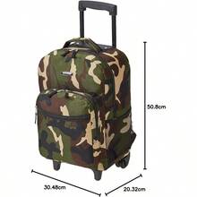 Double Handle Rolling Backpack