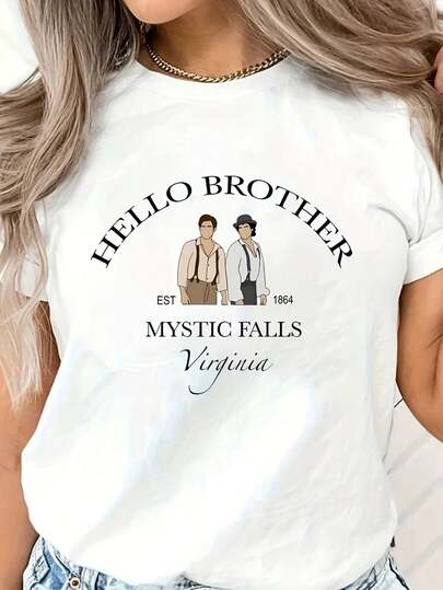 Camiseta vintage de O Brother Vampire Diaries, camiseta de Saatore, serie de televisión Mystic Falls, Virginia, Tops de TV Gif7.jpg220 g Camiseta de algodón puro de 220 g para primavera-verano. Siente la temporada en su máxima expresión. Nuestra camiseta de algodón puro de está tejida para una transpirabilidad y suavidad excepcionales, lo que la convierte en tu compañera ideal desde las flores de primavera hasta el sol de verano. Diseñada para la comodidad durante todo el día, es más que un básico: es un regalo considerado y práctico para envolver a tus seres queridos en una comodidad inquebrantable.