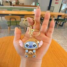 (1 chiếc màu sắc được gửi ngẫu nhiên) Túi quà thời trang hình đồ chơi Stitchy Mặt dây chuyền móc khóa - Nhiều màu - Xem 5