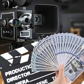 100 Dollar Bill Prop Set - Realistic Plastic Currency For Weddings, Parties, TV & Music Videos, Bars, And KTV Decorations - Ideal For Christmas, Party Decorations | Realistic Currency | Durable Plastic, Currency Decorations, Photo Booth/Photobooth Props, Photo Booth Frame, Halloween, Wedding