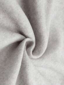 2026 TopsINAWLY Casual Letter Print Fleece Crew Neck Sweatshirt, Autumn/Winter Graduation,Back To School,Graduation,Teacher,Back To School Pullover FallLoose And Comfortablewinter Clothes For Women - 淺灰色 - 查看 3