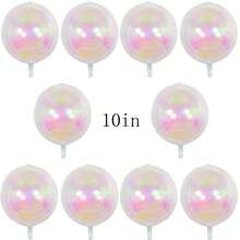 60in/50in/32in/10in Oversized Colorful 4D Balloon, Suitable For Weddings, Birthdays, Anniversaries, Fashion Parties, Back To School, Summer Parties, New Year, Christmas Decorations